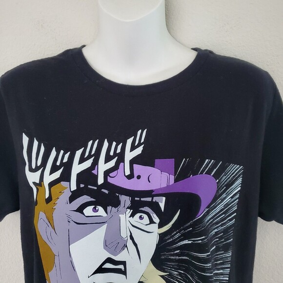 Jojo's Bizarre Adventure Seven Times Six Graphic T-shirt Women's Small Black - Picture 2 of 7